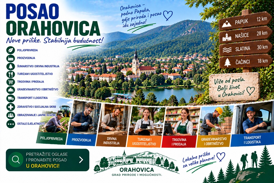 posao orahovica