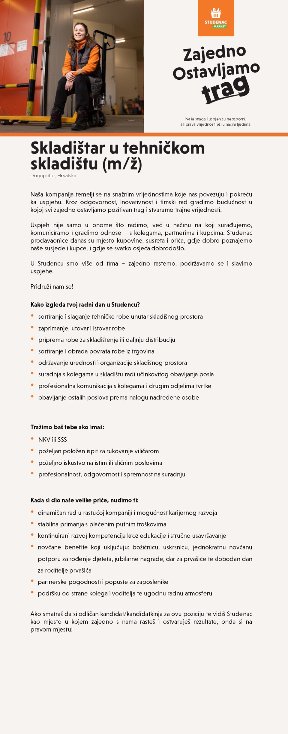 studenac skladisce